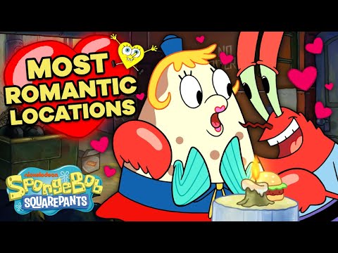 9個最浪漫的地點在比基尼底？| 海綿寶寶 (9 Most Romantic Locations in Bikini Bottom ? | SpongeBob)