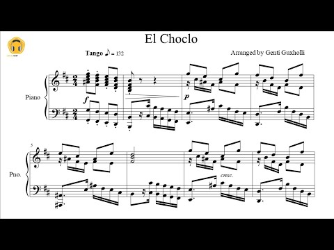 El Choclo by Ángel Villoldo (Piano Solo/Sheets)