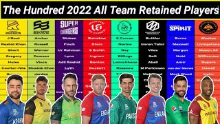 The Hundred Cricket League 2022 All Team Retained Players | The Hundred 2022 Draft Live Streaming