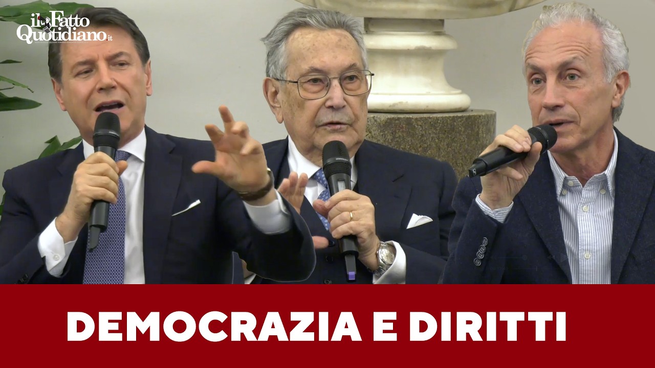 "Una partita decisiva per democrazia e diritti". Rivedi l'incontro con Travaglio, Conte e Coppi