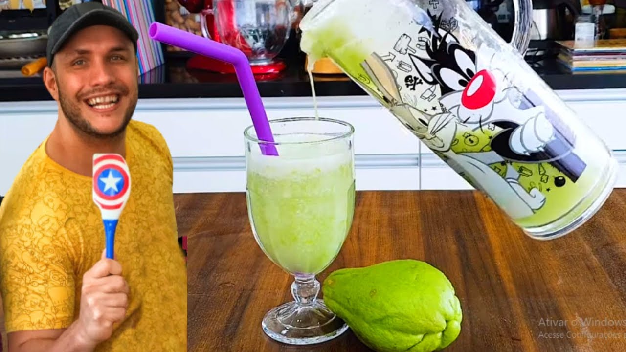 SUCO DE CHUCHU COM LIMÃO PARA ACELERAR O EMAGRECIMENTO
