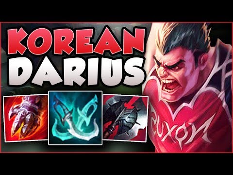THIS *NEW* DARIUS BUILD THAT'S SWEEPING KOREA IS 100% DUMB! DARIUS TOP GAMEPLAY! - League of Legends