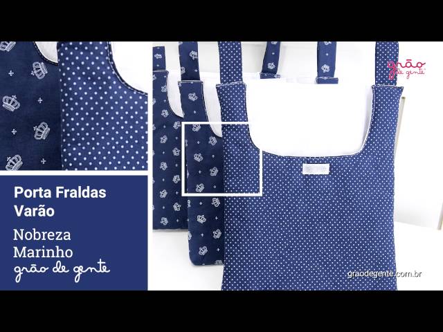 Porta Fraldas Varão Nobreza Marinho | Ref: 61433