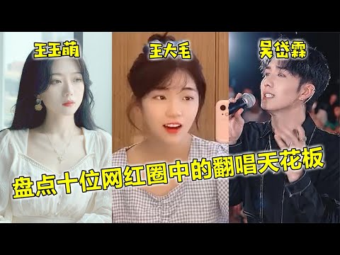 盘点十位网红圈中的翻唱天花板，一开口歌曲瞬间火遍全网#音乐