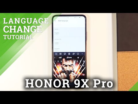 How to Change Language in HUAWEI Honor 9x Pro – List of Language