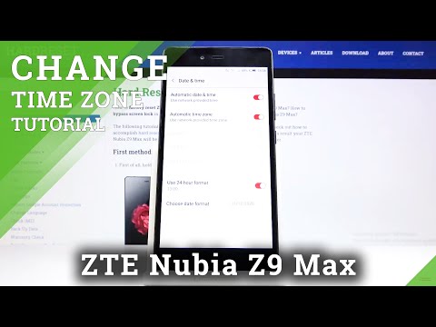How to Set Up Date and Time on ZTE Nubia Z9 Max – Change Time Zone