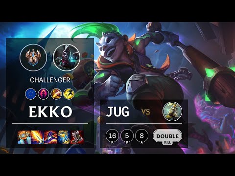 Ekko Jungle vs Master Yi - EUW Challenger Patch 11.5