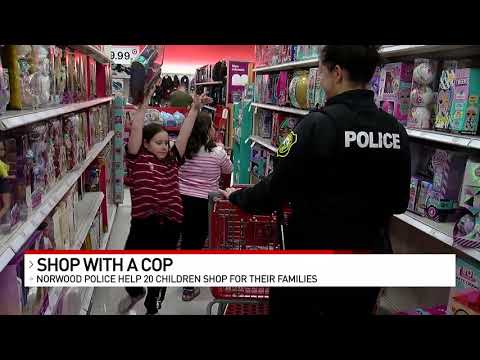 Norwood Police Department holds 'Shop With a Cop' event