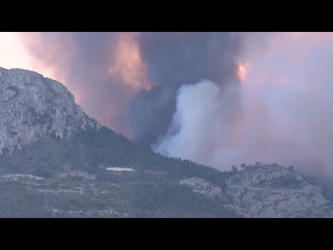 Hitzewelle in Spanien: Waldbrand außer Kontrolle