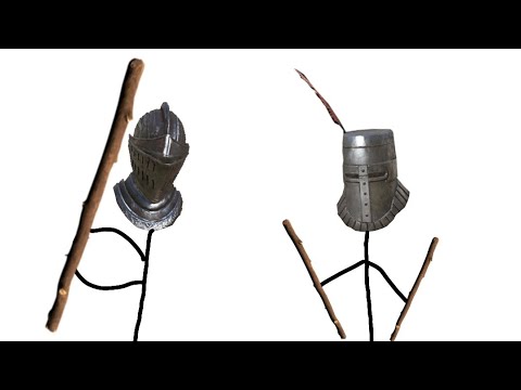 2 People Using Sticks In dark souls 3 To fight.