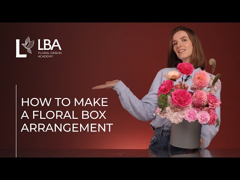 HOW TO MAKE A FLORAL BOX ARRANGEMENT | LBA TUTORIAL