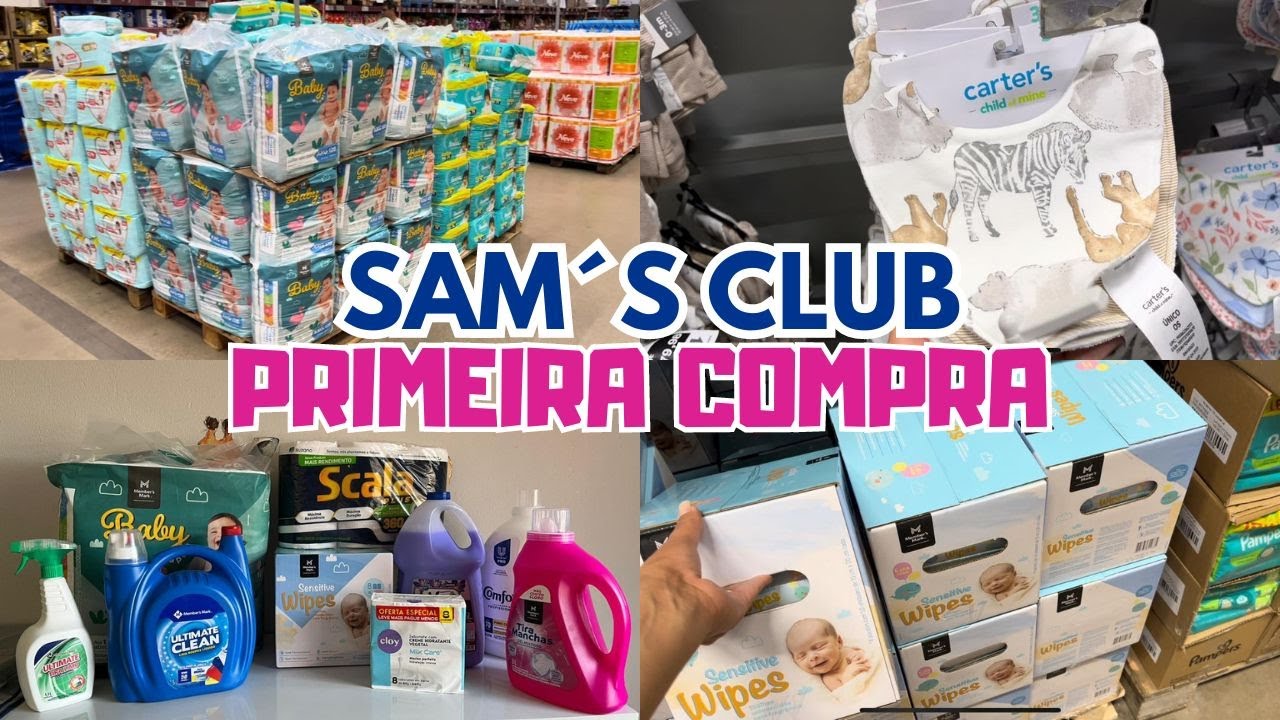PRIMEIRA VEZ NO SAM’S CLUB | COMPREI A FRALDA NOVA DELES. VALOR TOTAL DAS NOSSAS COMPRAS