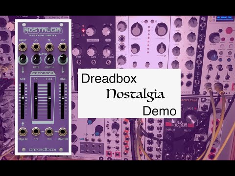 Dreadbox Nostalgia/ Doepfer A-138s Stereo Mixer Demo