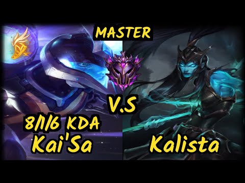 INTZ WhiteLotus (KAI'SA) vs KALISTA - 8/1/6 KDA BOTTOM ADC GAMEPLAY - BR Ranked MASTER
