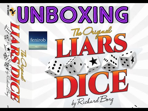 Liars Dice Game: 30th Anniversary Edition | Unboxing (No Talking)