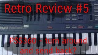 Video thumbnail for Retro Review #5 Yamaha PSS 360 - turn around and send back? by Synth & Sensibility