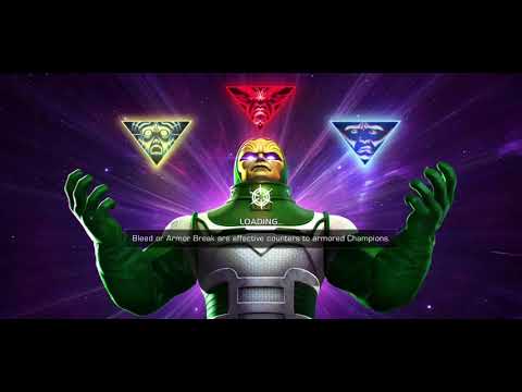 new bug in mcoc. this is act 6.4.2 crit me with ur best shot / tunnel vision lane