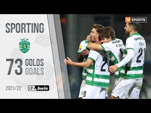 Sporting: Os 73 golos na Liga 2021/22