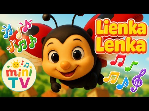 Lienka Lenka ????Pesnička pre deti o lienke po slovensky - Užitočná lienka - Užitočný chrobáčik