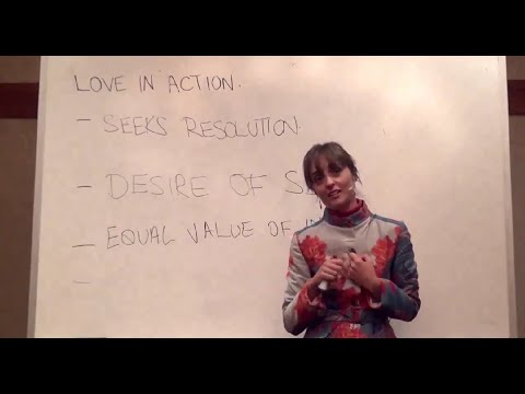 Love in Action Always Seeks Resolution Not Compromise, Desire Of Self, Equal Value of Individuals