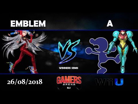 Gamers Arena 0.1 - Emblem (Bayonetta) vs A (Mr Game & Watch, Samus) Smash 4 Winners Semis