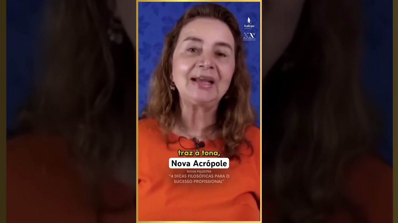 Prof. Lúcia Helena de Nova Acrópole #filosofia #novaacropolebrasil #novaacropole