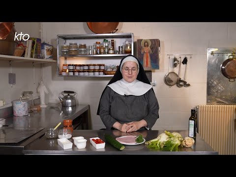 Salade de fenouil au jambon, gratin de poisson, gâteau aux pommes de ma grand-mère