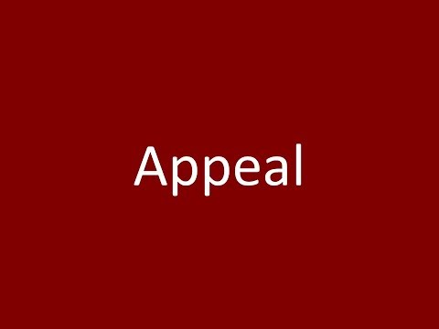 Appeal Video