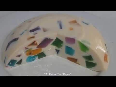 Gelatina de 3 leches en mosaico | Chef Roger Video