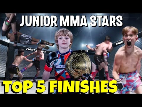 Kids MMA 🔥🔥 Top 5 Crazy Finishes by Junior MMA Stars!!! (Noah Tyndall, Ceejay Fenton, Bobby Burgess)