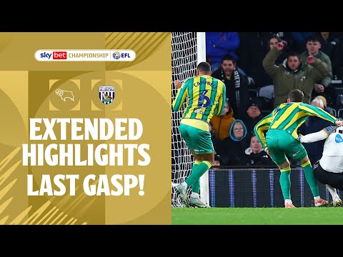 LAST GASP! | Derby County v West Brom extended highlights