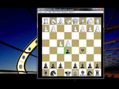 MAT u četiri poteza -  TCHINENOFF vs MAILLARD - odbiveni KRALJEV gambit  # 158 sah i mat