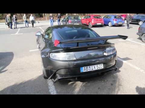 Aston Martin Vantage GT8 startup and acceleration [Lovely Sounds]
