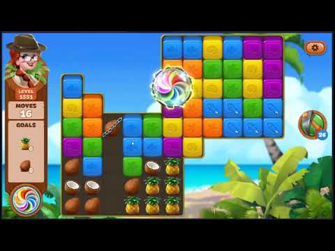 Lost Island Blast Adventure Level 1551 - NO BOOSTERS 🏝️ | SKILLGAMING ✔️