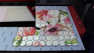 Printing on Mosaic Custom Tiles | Compress LED UV Printer