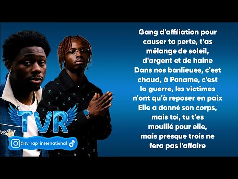 La Mano 1.9 x Tiakola - Crime Ensoleill&eacute; (Paroles/Lyrics)