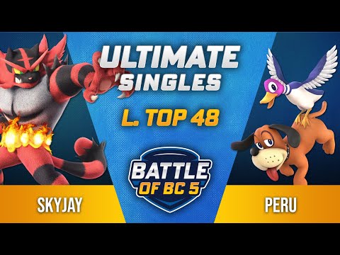 Skyjay (Incineroar) vs Peru (Duck Hunt) - Ultimate Singles Losers Top 48 - Battle of BC 5