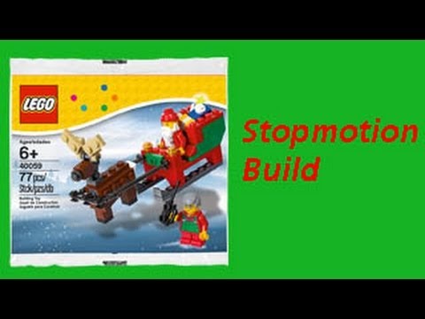 Vidéo LEGO Saisonnier 40059 : Le traîneau du Père Noël