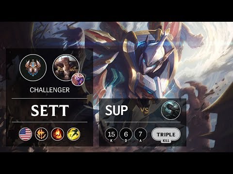 Sett Support vs Senna - NA Challenger Patch 10.2