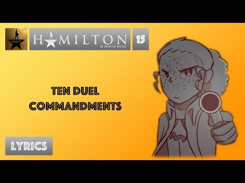 Hamilton - Ten Duel Commandments video