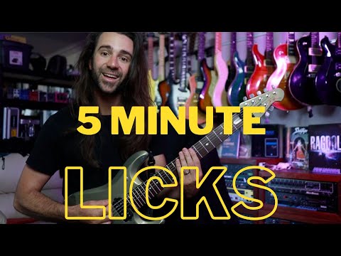 Only Practice Lead Playing? Try This | 5 Minute Licks