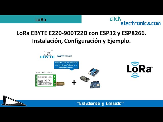 Vídeo relacionado con EBYTE LLCC68 Módulo de Puerto Serie inalámbrico Lora 868MHz 915MHz 22dBm E220-900T22D 5km Transceptor Transmisor Receptor Largo Alcance Bajo Consumo de energía Tamaño pequeño