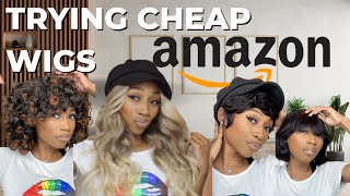 Trying On Amazon Wigs Under $30