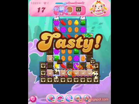 Candy Crush Saga Level 13654 (2nd version, 3 stars, NO pay NO pass!!)