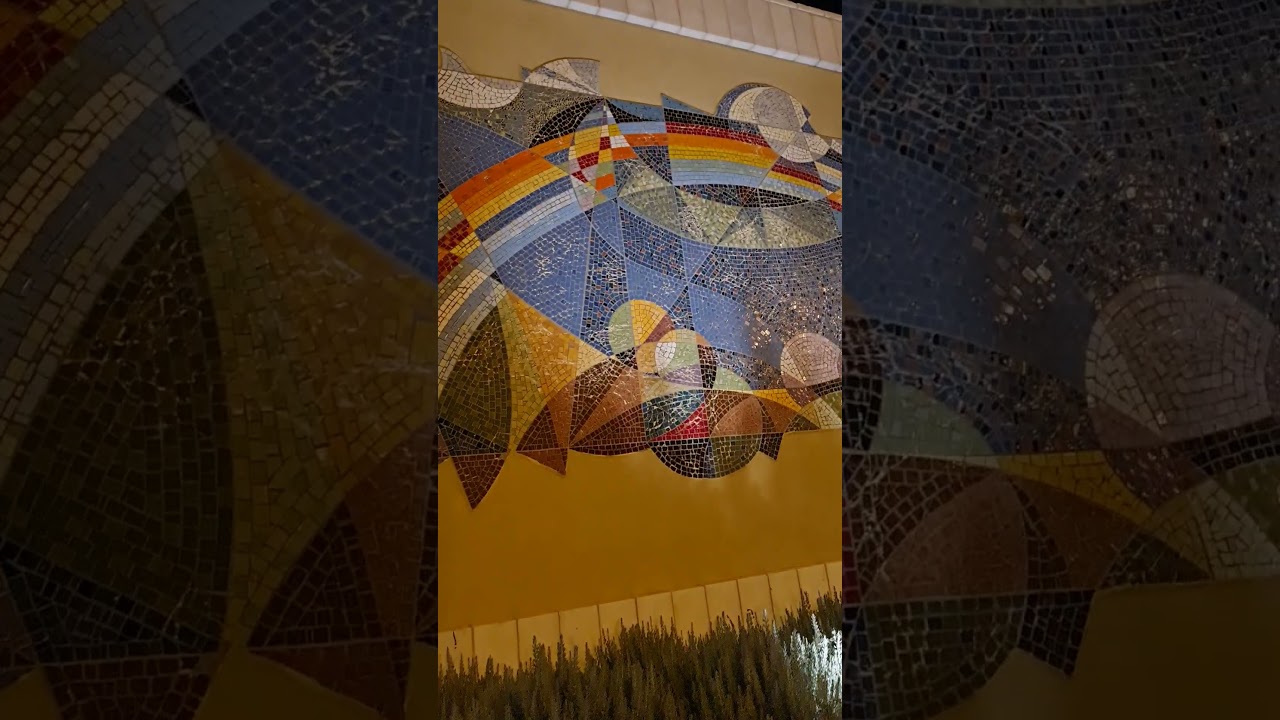 A MURAL FROM THE 60s #Jerusalem #israel #travel #shorts #art #mural #trucking #gratefuldead #music