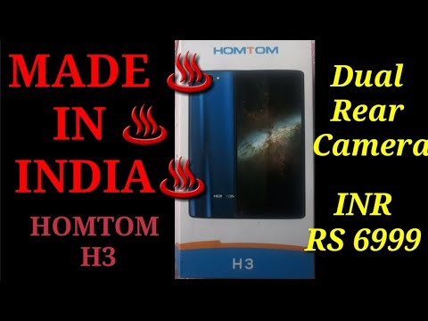 Made in india | Homtom H3 unboxing under 7000 mobile| Dual camera mobile