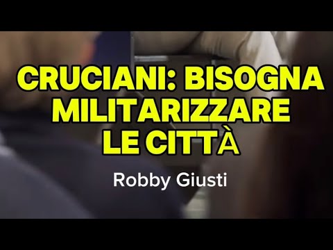Robby Giusti - A Speech by Giuseppe Cruciani to Listen to