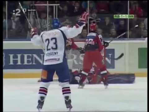 Rusko - Slovensko, gól J. Mikúš - 1:1