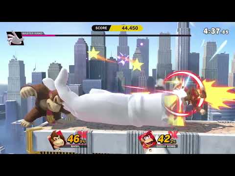 Super Smash Bros Ultimate (NS) Classic Mode Boss - Master Hand (Donkey Kong)