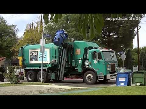 Splašený popelář dělá pravý opak toho, za co je placen